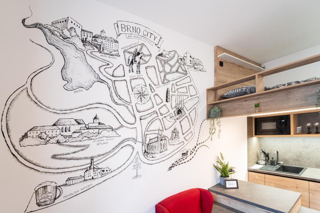 Brno City Apartment Near Malinovskeho Square Экстерьер фото